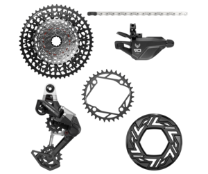 Eagle 90 Mechanical T-Type eMTB Groupset BCD (Rear Der, Single Click Trigger Shifter w/Clamp, 104 BCD 34T Chainring w/Guard, NO Cranks)