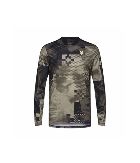 FOX Racing Apparel Mens Flexair Ascent Long Sleeve Jersey Pulse Sand
