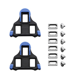 Shimano SM-SH12 SPD-SL Cleat Set - Blue - Front Center Pivot