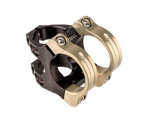 Apex 35 Stem Black/Gold - 35 Clamp, +/-6° Rise, 1 1/8", Aluminum