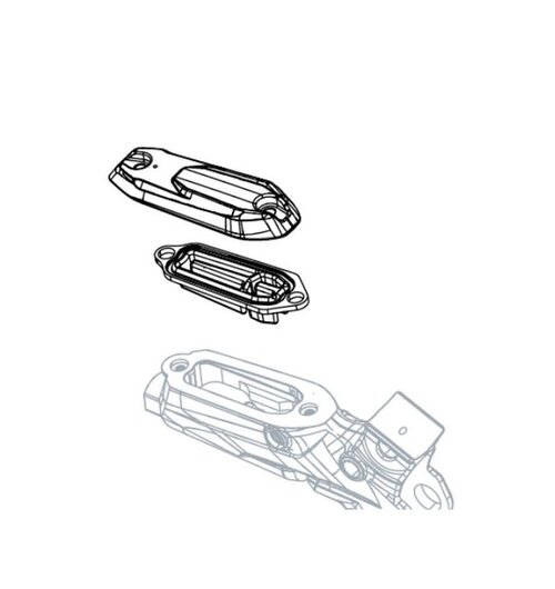 SRAM Disc Brake Lever Reservoir Cap Kit - (includes reservoir cap, bladder and hardware) - CODE R B1/RS/RSC A1