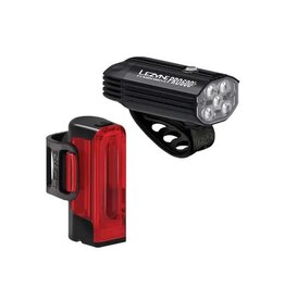 Lezyne Fusion Drive Pro 600+ Front / Strip Drive 300+ Rear - LED Front and Rear Bike Light Combo