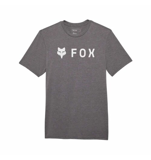 FOX Racing Apparel Mens Absolute Short Sleeve Tech Tee Heather Graphite Grey