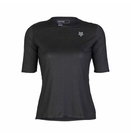 FOX Racing Apparel 24 Womens Flexair Ascent Short Sleeve Jersey Black