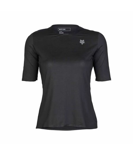 FOX Racing Apparel Womens Flexair Ascent Short Sleeve Jersey Black