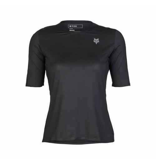 FOX Racing Apparel 24 Womens Flexair Ascent Short Sleeve Jersey Black