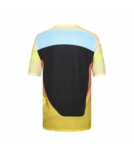 FOX Racing Apparel Mens Flexair Short Sleeve Jersey Elevated Lemonade