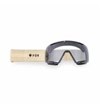 FOX Racing Apparel Purevue Cream w/Black-Clear Lens