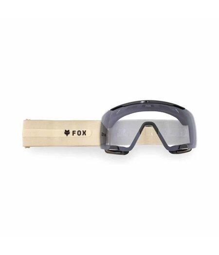 FOX Racing Apparel Purevue Cream w/Black-Clear Lens