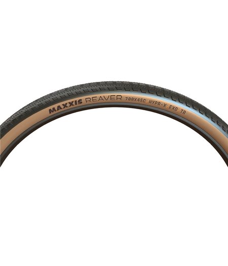Maxxis Reaver 700 x 45mm (new for 2025) HYPR-X EXO TR Tanwall Folding 120TPI