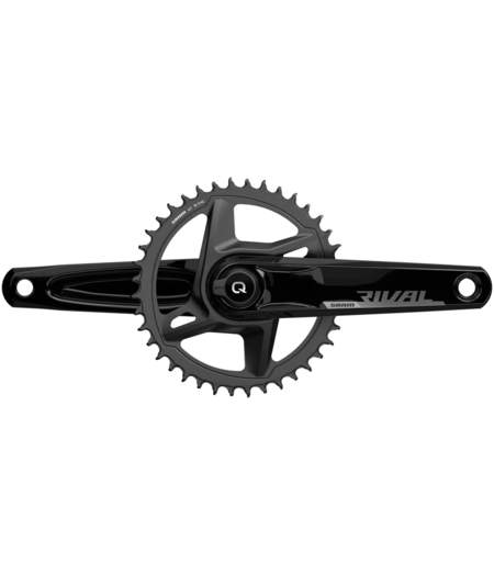 SRAM Rival 1x AXS D1 Quarq Road Power Meter DUB Wide Crankset, 12-Speed, 8-Bolt Direct Mount, 40T