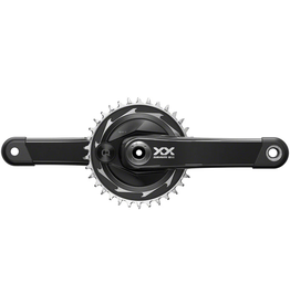 SRAM Crankset Powermeter XXSL Eagle Spider Q174 CL55 DUB MTB Wide 175mm Black 34t T-Type (BB and BB DUB spacers are not included)