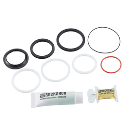 RockShox 50 Hour Service Kit (includes Air Can Seals, Piston Seal, Glide Rings, Grease/Oil) - Thru-Shaft C1+(2021), Nude / Bold C1+ 2022+, Deluxe / Super Deluxe/ FA C1+(2023+)