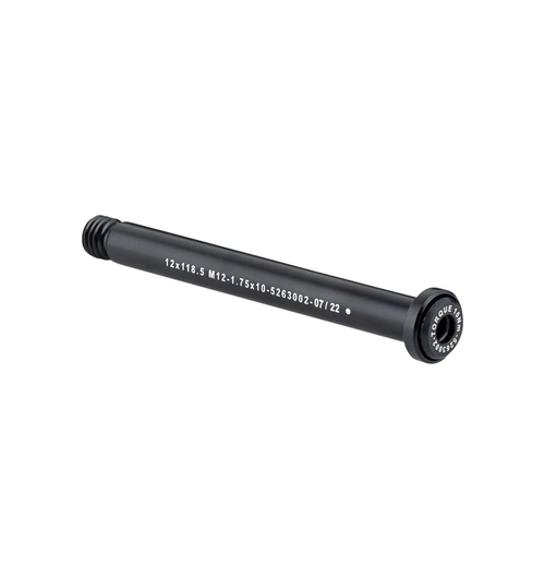 Bontrager Switch Lever Front 12mm Thru Axle, M12 Thread, 118.5mm Length, Black