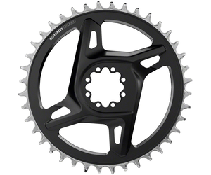 RED X-Sync Chainring - 12/13-Speed, 8-Bolt Direct Mount, 6.5mm Offset, Black/Silver, E1