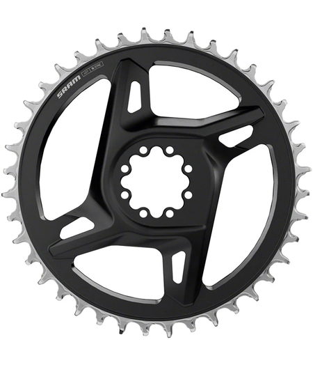 SRAM RED X-Sync Chainring - 12/13-Speed, 8-Bolt Direct Mount, 6.5mm Offset, Black/Silver, E1