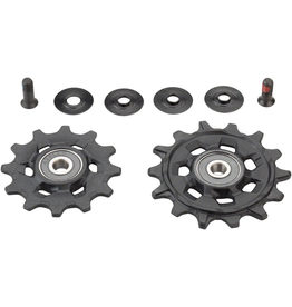 SRAM Rear Derailleur Pulley Kit GX Eagle / Apex Eagle (includes 12T Upper and 14T Lower Pulley, 12.5mm and 14mm Pulley Bolts)