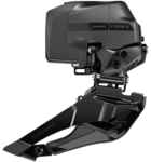 SRAM Force AXS Wide eTap Front Derailleur - 2x12-Speed, Braze-On, (Battery Not Included), Iridescent Gray, D2