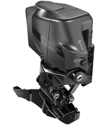 SRAM Force AXS Wide eTap Front Derailleur - 2x12-Speed, Braze-On, (Battery Not Included), Iridescent Gray, D2