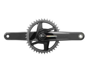 Force 1x AXS D2 - Unicorn Grey w/Laser Foil - Road Power Meter Spindle DUB 172.5mm - 40T Direct Mount (BB not included)