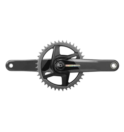SRAM Crankset Force 1x AXS D2 - Unicorn Grey w/Laser Foil - Road Power Meter Spindle DUB 172.5mm - 40T Direct Mount (BB not included)