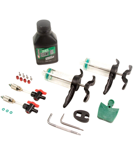 SRAM Pro Mineral Oil Bleed Kit V3 (Includes 2 Premium Syringes, M4 Fittings, Bleed Blocks, Torx Tool, Crowfoot, Bleeding Edge Fitting, Maxima Mineral Oil) - DB8 / Maven