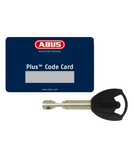 Abus BORDO XPlus Big Alarm Folding Key Lock 6000KA/120cm +SH Bracket - Level 10 (100db Alarm)