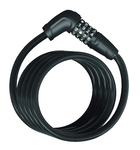 Abus Spiral Cable Lock Combo Numero 5510C/180cm x 10mm + SCMU Bracket, Black - Level 3