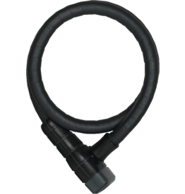 Abus Steel-O-Flex Microflex Cable Key Lock 6615K/85cm x 15mm + SCMU Bracket, Black - Level 5