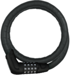 Abus Steel-O-Flex Tresorflex Cable Combo Lock 6615C/85cm x 15mm + SCMU Bracket, Black - Level 5
