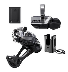 Shimano GP-M9250 Di2 Drivetrain Kit XTR - RD-M9250-SGS, BT-DN320 EC-DN100, SW-M9250R Clamp Band