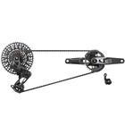 SRAM X0 T-Type Eagle Transmission Groupset - 170mm Crank, 32t Chainring, AXS POD Controller, 10-52t Cassette, Rear