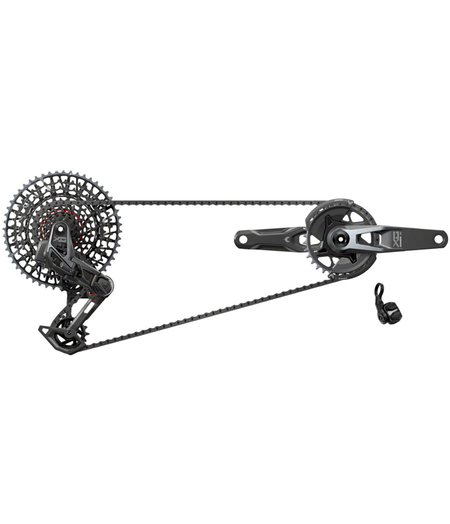 SRAM X0 T-Type Eagle Transmission Groupset - 170mm Crank, 32t Chainring, AXS POD Controller, 10-52t Cassette, Rear