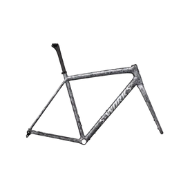 Specialized S-Works Crux Frameset Satin Carbon/Multi-Color Blurred Impasto/Gloss White Metallic Silver
