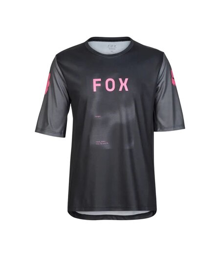 FOX Racing Apparel Youth Ranger Short Sleeve Jersey Taunt Black
