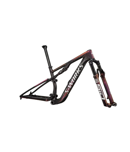 Specialized S-Works Epic 8 Frameset Gloss Carbon/Metallic Vivid Pink/Viavi Magenta Gold/Metallic Midnight Shadow/White