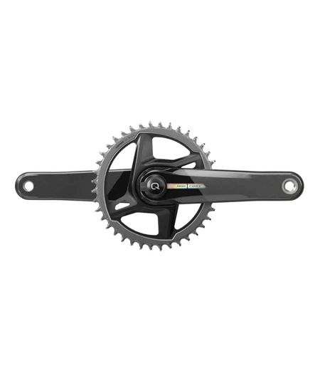 SRAM Crankset Force 1x AXS D2 - Unicorn Grey w/Laser Foil - Road Power Meter Spindle DUB 175mm - 40T Direct Mount (BB not included)