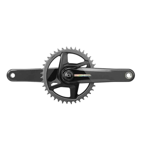 SRAM Crankset Force 1x AXS D2 - Unicorn Grey w/Laser Foil - Road Power Meter Spindle DUB 175mm - 40T Direct Mount (BB not included)