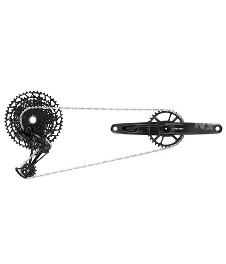 SRAM NX Eagle Groupset - 170mm 32 Tooth DUB Crank, Rear Derailleur, 11-50T 12-Speed Cassette, Trigger Shifter, and Chain