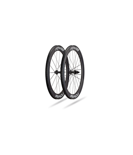 Roval Rapide Sprint CLX Carbon Wheelset - Front & Rear Pair 700c - Satin Carbon/Gloss White