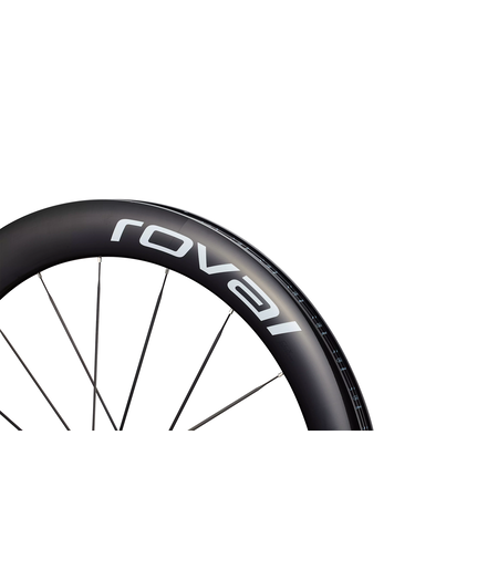 Roval Rapide Sprint CLX Carbon Wheelset - Front & Rear Pair 700c - Satin Carbon/Gloss White