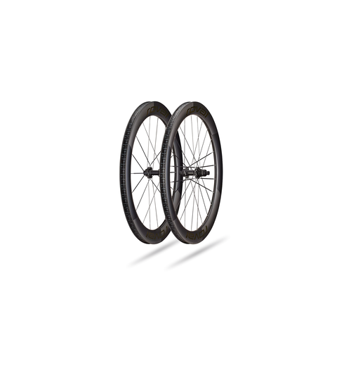 Roval Rapide Sprint CLX Carbon Wheelset - Front & Rear Pair 700c - Satin Carbon/Gloss Black