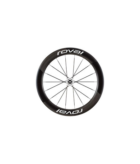 Roval Rapide Sprint CLX Carbon Wheel Front 700c - Satin Carbon/Gloss White