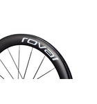 Roval Rapide Sprint CLX Carbon Wheel Front 700c - Satin Carbon/Gloss White