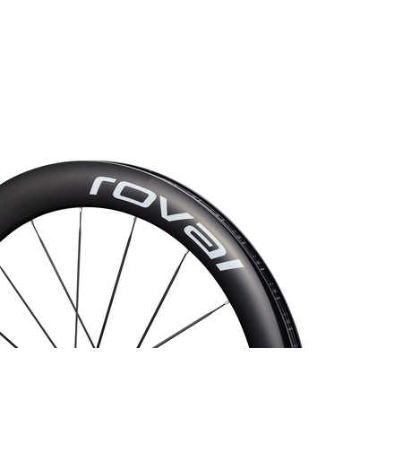 Roval Rapide Sprint CLX Carbon Wheel Front 700c - Satin Carbon/Gloss White