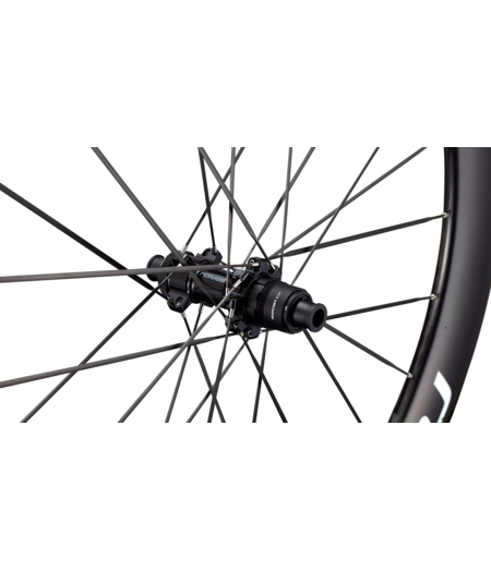 Roval Rapide Sprint CLX Carbon Wheel Rear 700c - Satin Carbon/Gloss White