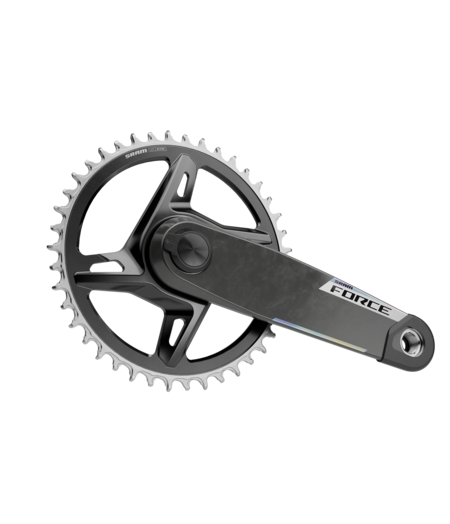SRAM Crankset w/Power meter spindle FORCE AXS 1x XPLR DUB WIDE E1 - Direct Mount 42T