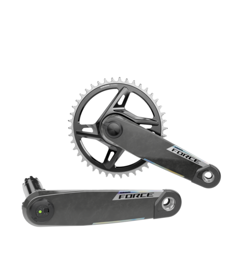 SRAM Crankset w/Power meter spindle FORCE AXS 1x XPLR DUB WIDE E1 - Direct Mount 42T