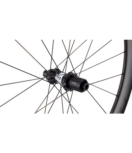 Roval Rapide CL III Carbon Wheel 700c Rear Satin Carbon/Satin Black