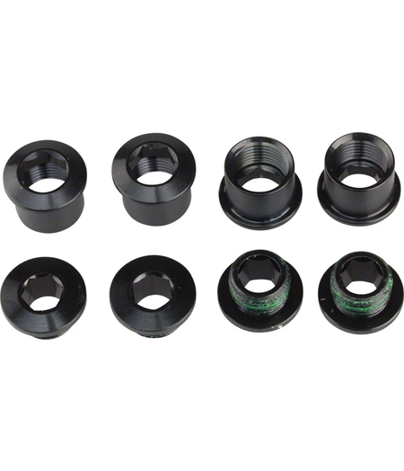 SRAM X01 / X01DH Chainring Bolt Kit 4-Arm Aluminium Black (4x1 M8.5x7 / M8.5x5)